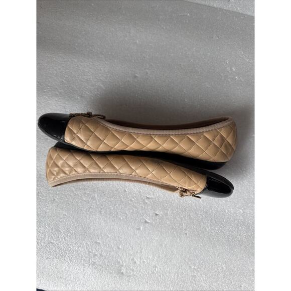 PAUL MAYER Womens Nude Tan Titou Cap Toe Block Heel Slip On Leather Flats 8.5B - Picture 7 of 14